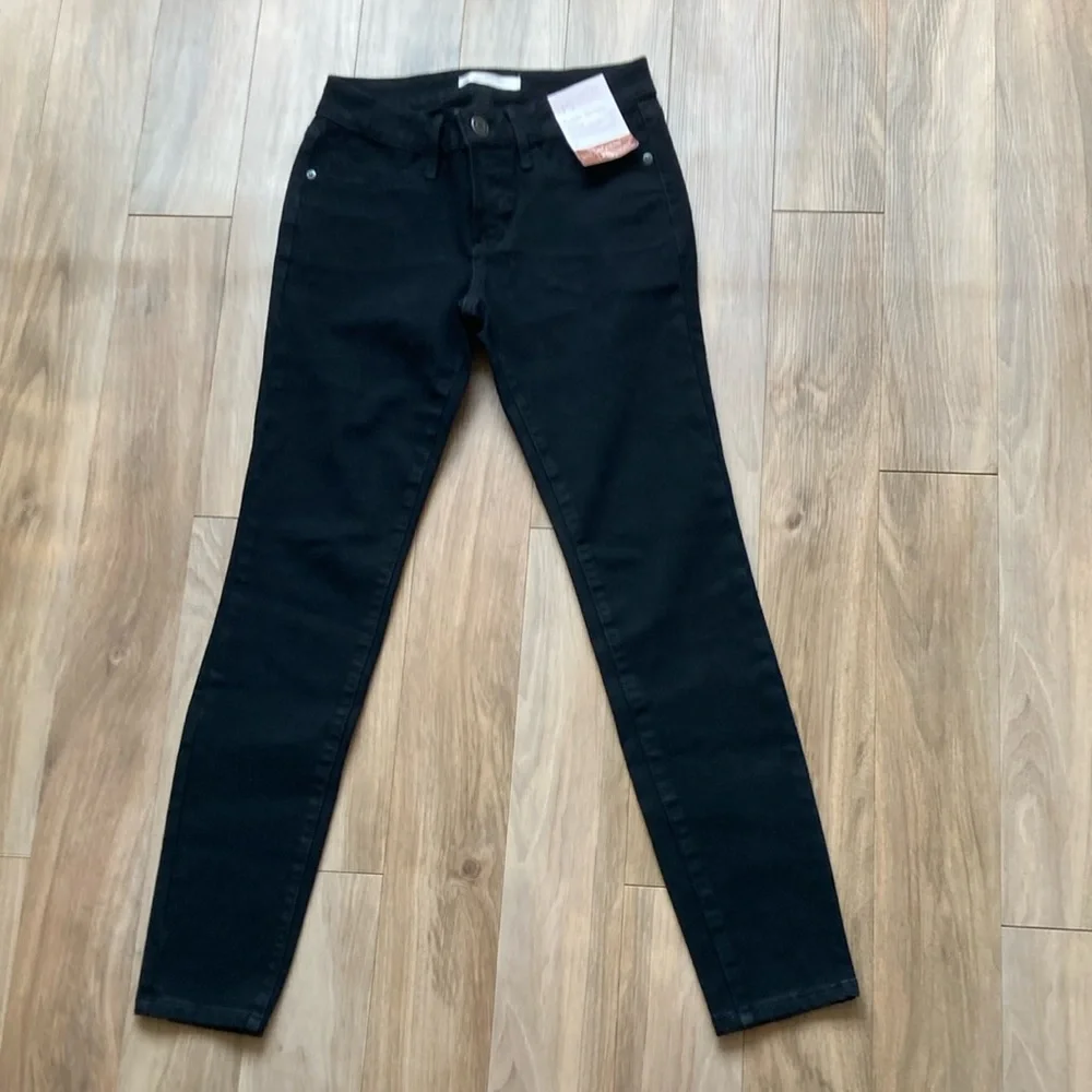LC Lauren Conrad midrise super Skinny Jean 4 way stretch size 0 - Picture 1 of 16